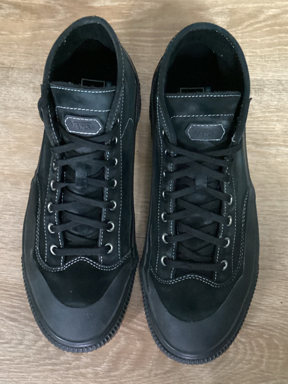 Vans Destruct Mid MTE-1 Black Low-Top Lace-Up Sneakers Size 11.5